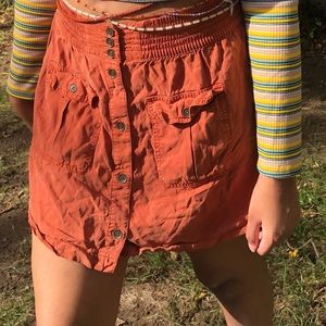 Burnt Orange Skirt